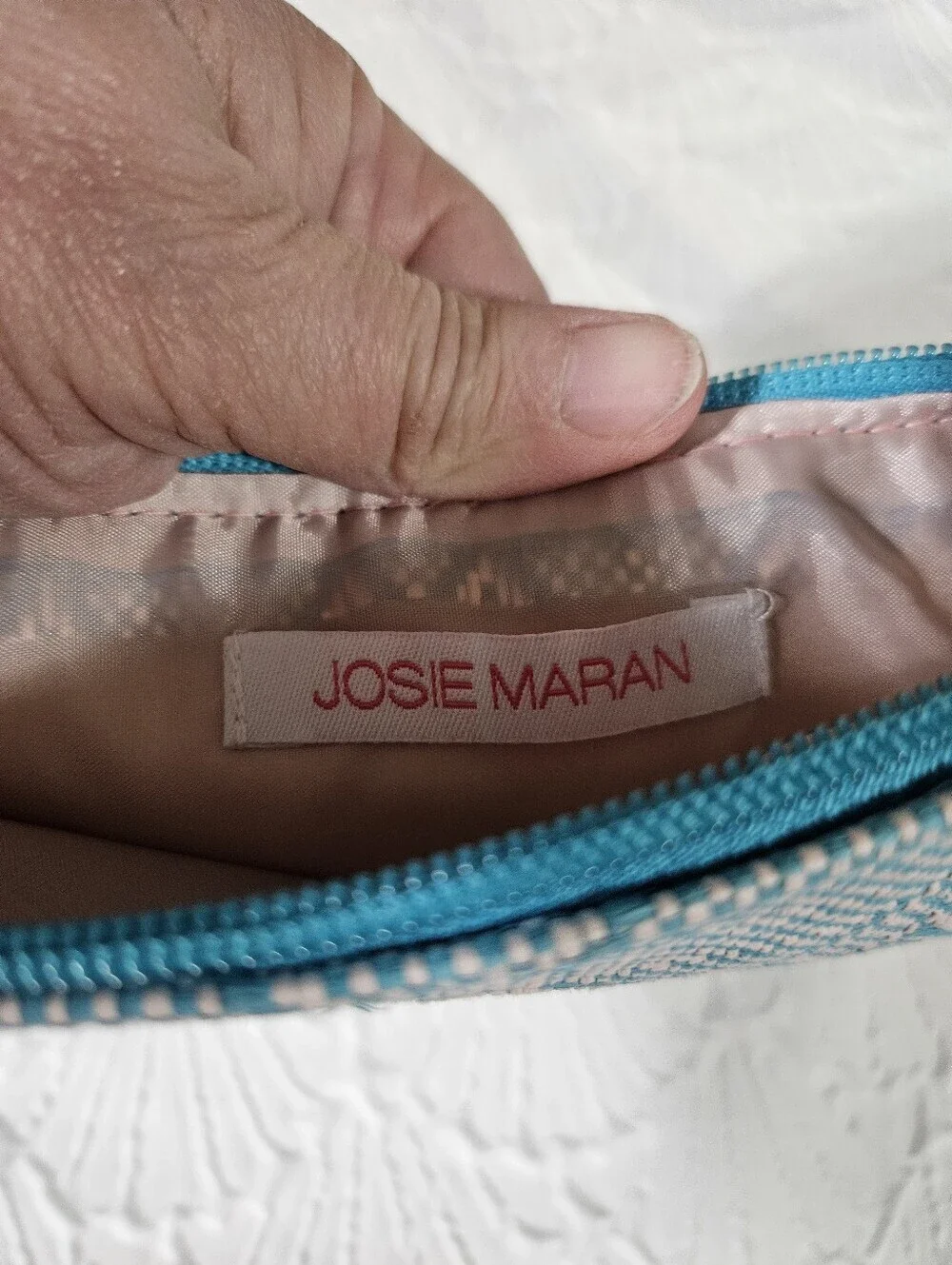 JOSIE MARAN turquoise woven